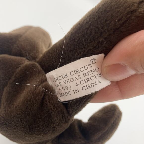 VINTAGE Plush Bear Las Vegas/Reno Circus Circus Poker 2000 by TN Collectables - Picture 5 of 6